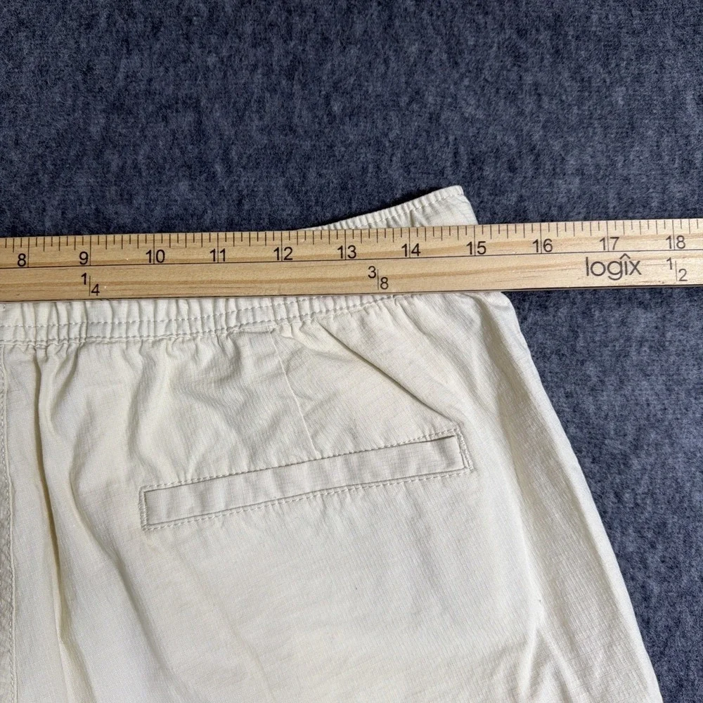 BYLT Weekender Shorts Mens Medium Sand Beige‎ Cargo Stretch Casual Drawstring